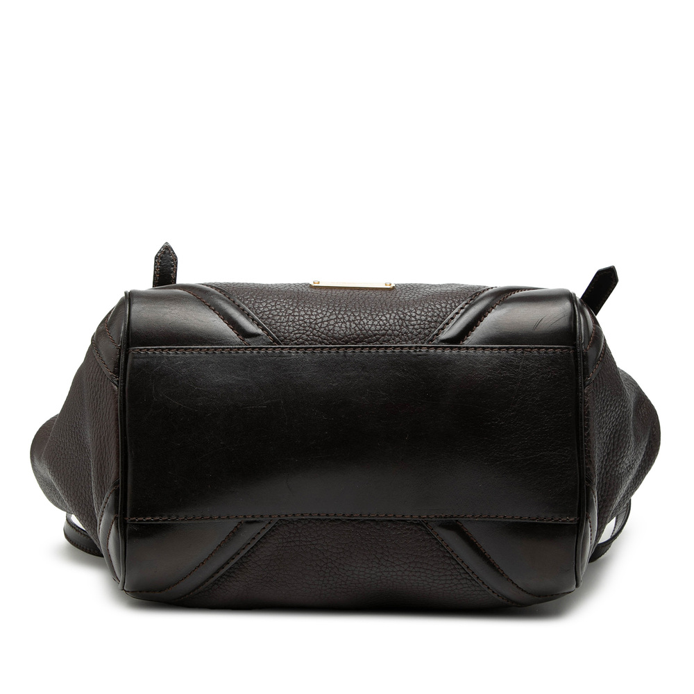 Pre-Loved Burberry Small Grained Calfskin Canterbury Tote - Picture 3 of 7